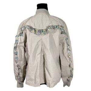 Alpha Industries x Liberty London Ruffle Utility Jacket M Floral Boho Military